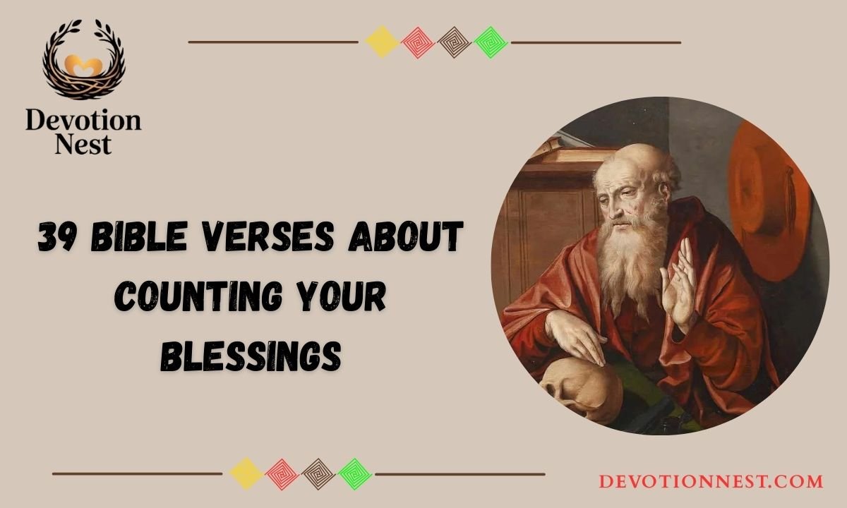 39 Bible Verses About Counting Your Blessings