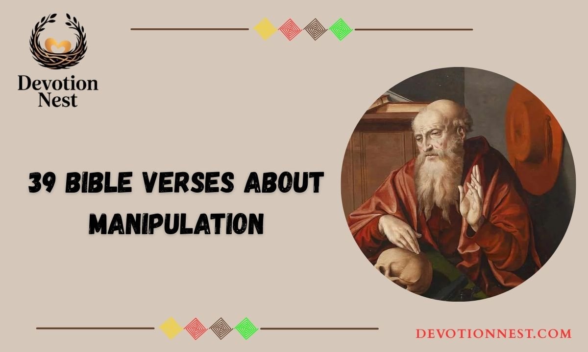 39 Bible Verses About Manipulation: Recognizing and Resisting Control in Relationships