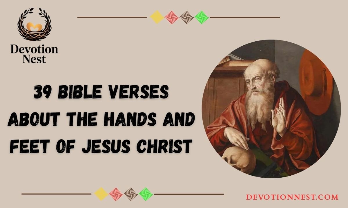 39 Bible Verses About the Hands and Feet of Jesus Christ: The Spiritual Significance