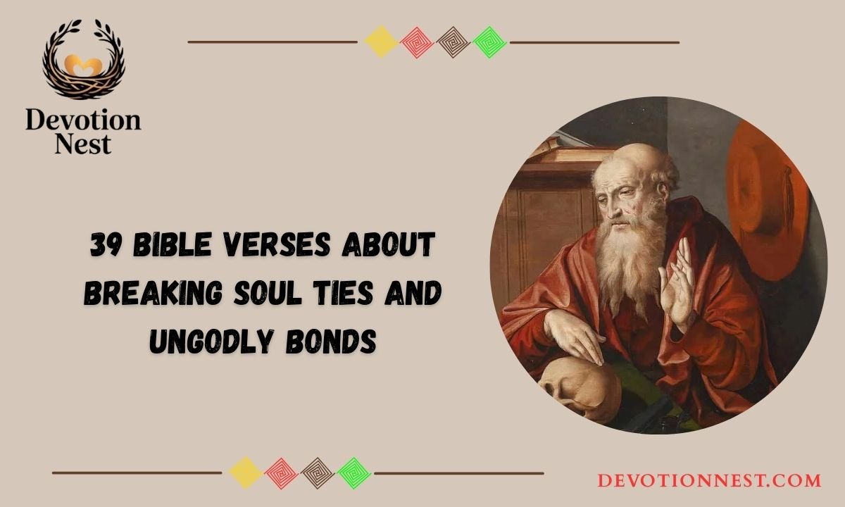 39 Bible Verses About Breaking Soul Ties and Ungodly Bonds