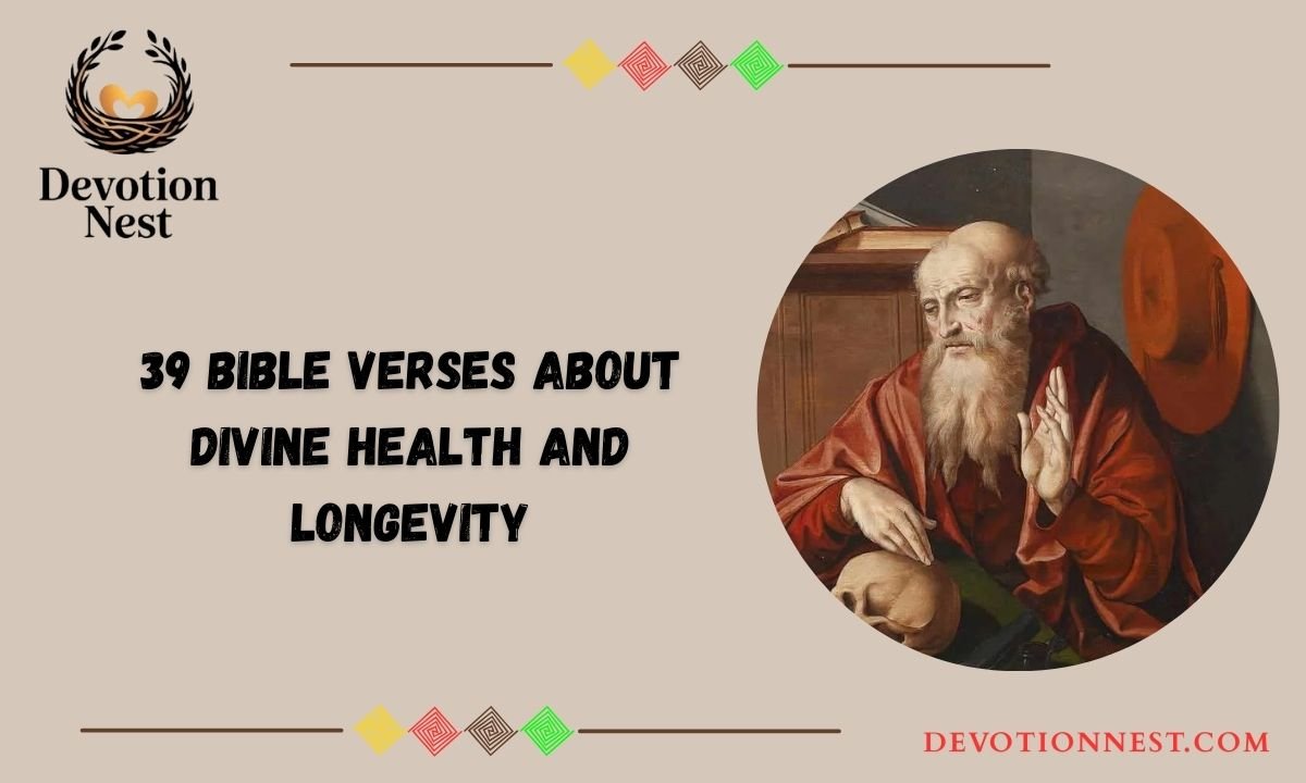 39 Bible Verses About Divine Health and Longevity