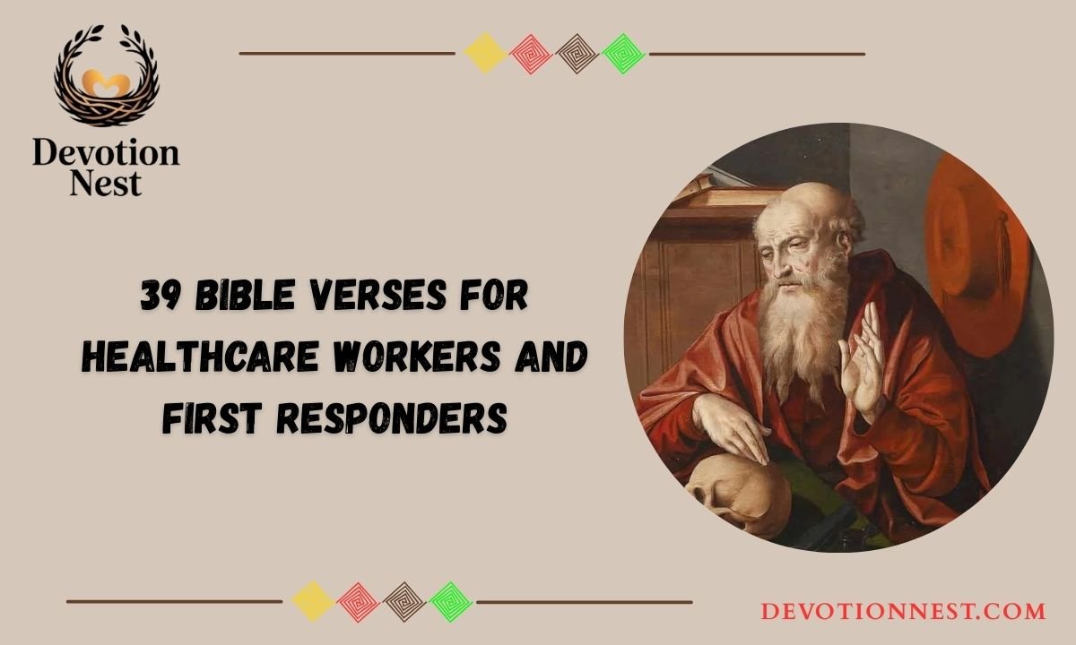 39 Bible Verses for Healthcare Workers and First Responders